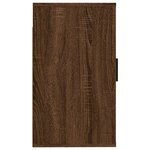 vidaXL Meubles TV muraux 2 Pièces Chêne marron 40x34 5x60 cm