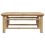 vidaXL Table de jardin 65x65x30 cm Bambou