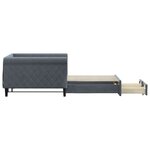 vidaXL Lit de jour avec gigogne et tiroirs sans matelas 100x200 cm