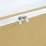 vidaXL Boîte de rangement avec fenêtre transparente 2 pc Tissu intissé