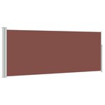 vidaXL Auvent latéral rétractable 120 x 300 cm Marron