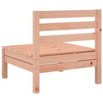 vidaXL Canapés de jardin sans accoudoirs 4 Pièces bois massif douglas