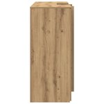 vidaXL Bureau réception chêne artisanal 155x50x103 5cm bois ingénierie