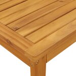 vidaXL Ensemble de balcon avec coussins 3 Pièces bois massif d'acacia