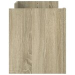 vidaXL Meuble TV Chêne sonoma 100x35x40 cm Bois d'ingénierie