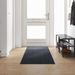 vidaXL Tapis Couloir Anthracite 80 x 300 cm tissu