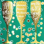 Carte Meilleurs Vœux avec Enveloppe Blanche 15x15cm