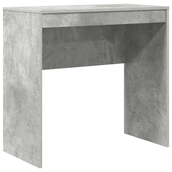 vidaXL Bureau Gris béton 80 x 40 x 76 cm Bois d'ingénierie