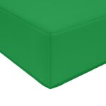 vidaXL Coussin de canapé d'extérieur 3 Pièces Vert Polyester