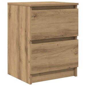 vidaXL Meuble TV chêne artisanal 40x35x54 cm bois d'ingénierie
