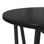 vidaXL Ensemble de tables d'appoint 2 Pièces Chêne noir 50 x 50 x 50.5 cm