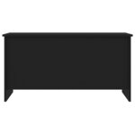 vidaXL Table basse noir 102x55 5x52 5 cm bois d'ingénierie