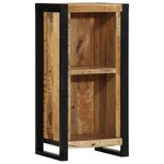 vidaXL Commode de nuit 40x30x80 cm Bois massif de manguier brut
