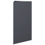 vidaXL Jardinière anthracite triangulaire 40x34 5x70 cm acier