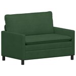 vidaXL Ensemble de Canapés 2 Pièces Vert Jungle Tissu