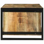 vidaXL Table basse Marron 120 x 50 x 38 cm Bois de mangue massif
