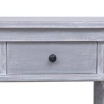 vidaXL Bureau 115x50x78 cm Bois d'acajou massif