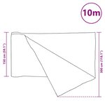 vidaXL Filet brise-vue Anthracite 1 5x10 m PEHD 75 g/m²