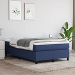 vidaXL Cadre de lit Bleu 120 x 200 cm Tissu