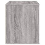 vidaXL Table de chevet Sonoma gris 50x39x47 cm