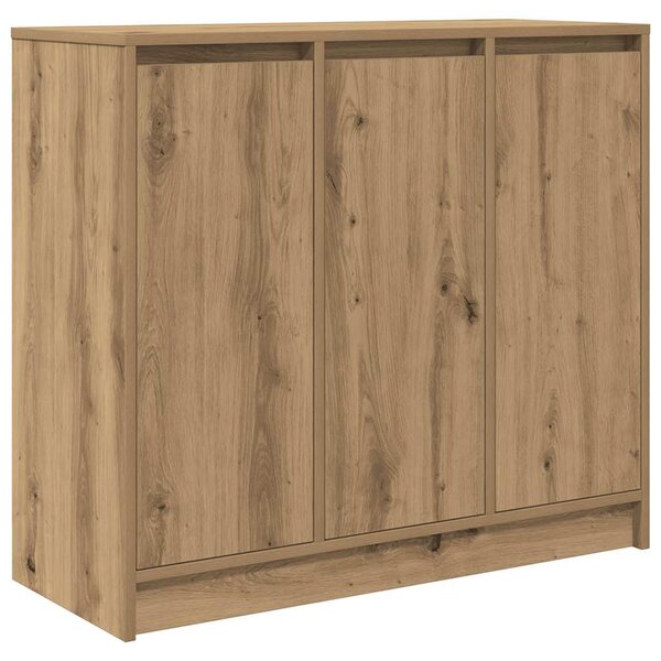 vidaXL Buffet chêne artisanal 85x34x76 cm bois d'ingénierie