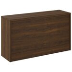 vidaXL Banc à chaussures Chêne marron 80x24x45 cm Bois d'ingénierie