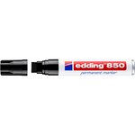 Marqueur Permanent 850 Noir Pointe Large Biseautée 5-15 mm x 3 EDDING