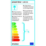 Lampe en métal à poser hood