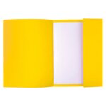 Paquet De 50 Chemises 1 Rabat Rock''s 210 - 24x32cm - Jaune Citron - X 5 - Exacompta