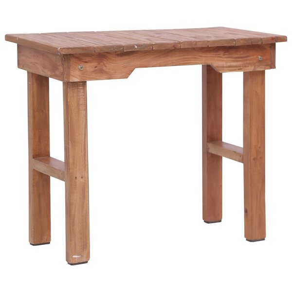 vidaXL Table d'appoint 70 x 35 x 60 cm Bois d'acajou massif