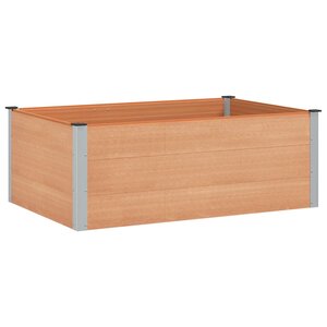 vidaXL Jardinière surélevée Marron 150 x 100 x 54 cm WPC et Aluminium