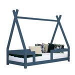 Lit cabane enfant NAKANA 80 x 180 bleu marine