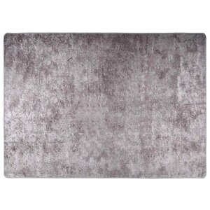 vidaXL Tapis lavable gris 150x230 cm antidérapant