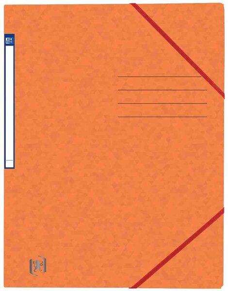 Chemise à élastique Top File+  A4  orange OXFORD