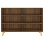 vidaXL Buffet chêne marron 103 5x35x70 cm bois d'ingénierie
