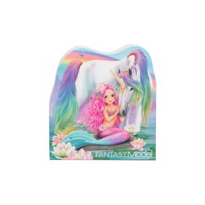 Carnet de notes - 60 feuilles illustrées - fantasy licorne et sirène