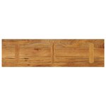 vidaXL Dessus de table 100x20x2 5cm rectangulaire bois massif manguier