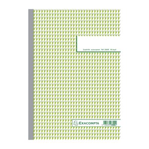 Manifold Quadrillé 5x5 29 7x21cm 50 Feuillets Dupli Autocopiants - X 5 - Exacompta