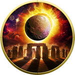 Monnaie STONEHENGE Solar Eclipse 1 Oz Medaille Argent 2026 (PRÉCOMMANDE)