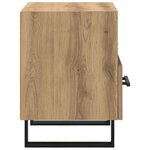 vidaXL Cabinet de chevet 2 Pièces Chêne artisanal 40 x 35 x 47 5 cm
