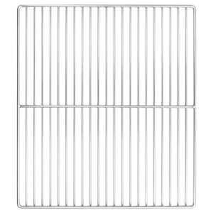 vidaXL Grille de barbecue Argent 45 x 40 cm Acier inoxydable