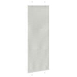 vidaXL Store plissé gris clair 70x200 cm largeur du tissu 69 4 cm
