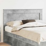 vidaXL Tête de lit Gris béton 160 cm Bois d'ingénierie