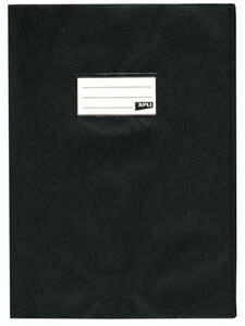 Lot De 10 X Protege Cahier Pvc 19/100 24X32 Noir
