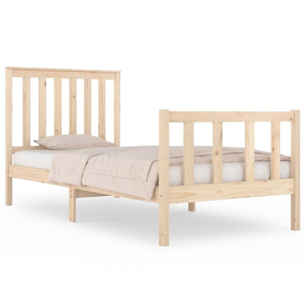 vidaXL Cadre de lit sans matelas bois massif