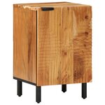 vidaXL Ensemble de meubles de salle de bain 5 pièces en bois d'acacia massif marron