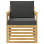 vidaXL 2 Pièce Ensemble de canapés d'extérieur Polyester