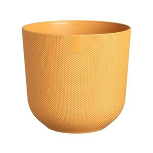 Pot de fleur Jazz Rond - Jaune Ø 34.5 x hauteur 32 cm - Intérieur 100 recyclé