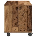 Meuble TV vidaXL en vieux bois 90x35x35 cm en bois d'ingénierie