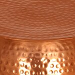 vidaXL Table basse laiton Ø55x28 cm aluminium